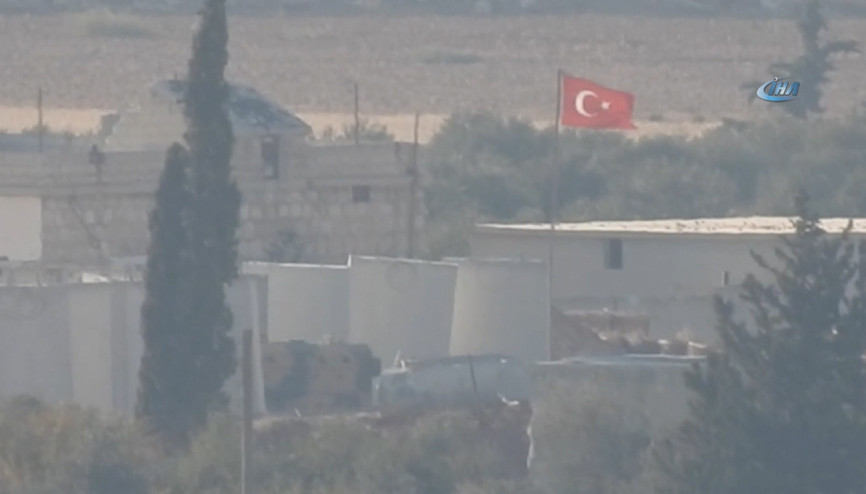 Halep’in batısındaki Türk üssü ilk kez görüntülendi
