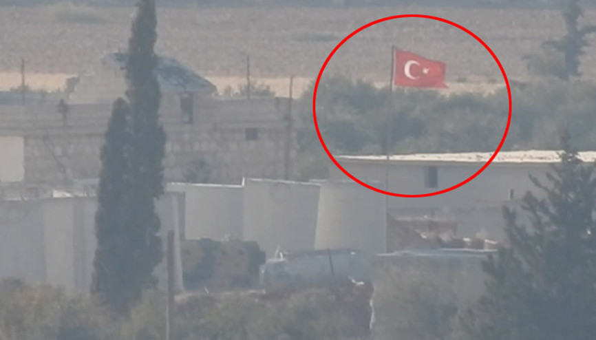 Halep’in batısındaki Türk üssü ilk kez görüntülendi
