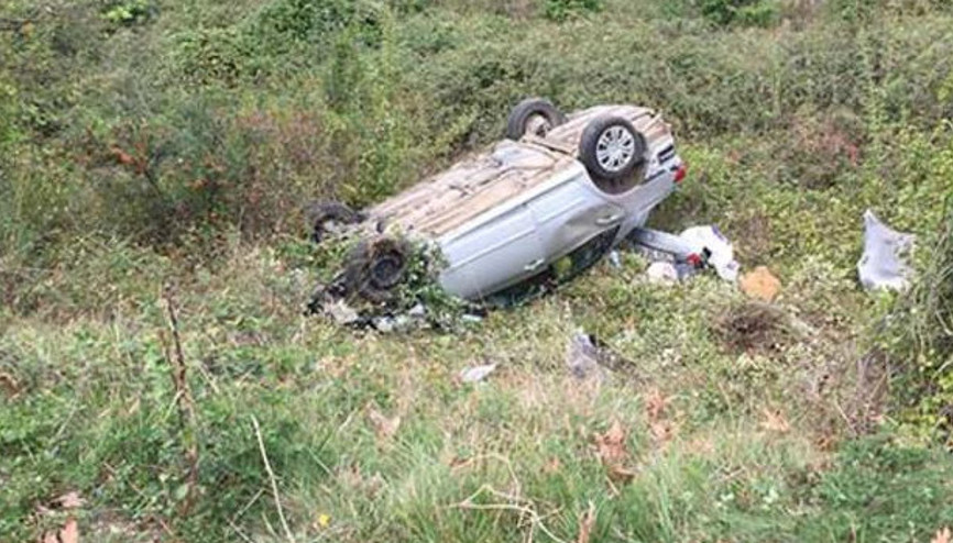 TEMde akılalmaz kaza İzmariti atayım derken