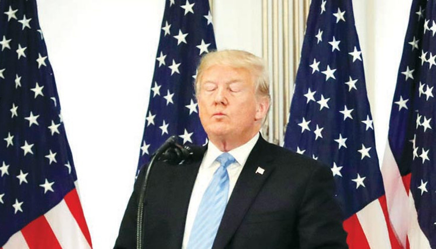 Trump muhabire Bay Kürt dedi