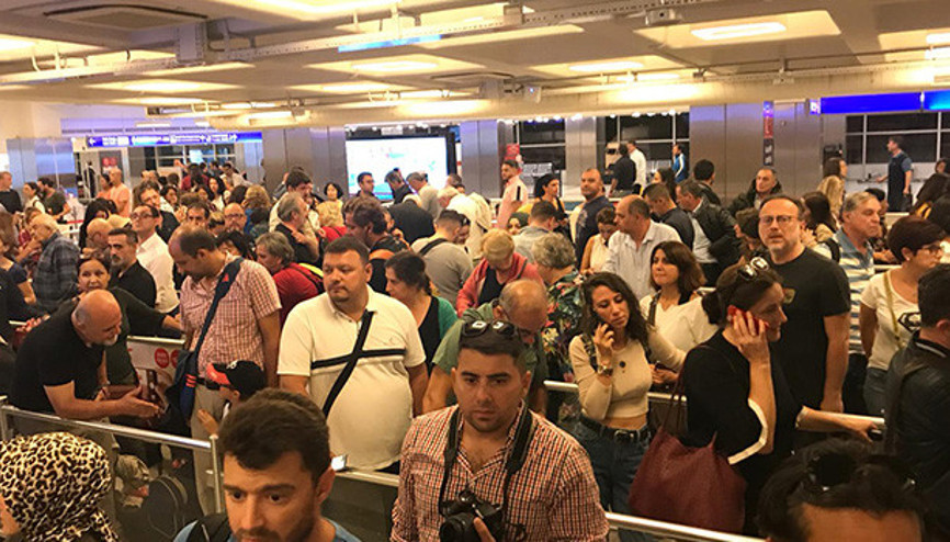 Sistem arıza verdi tüm işlemler durdu