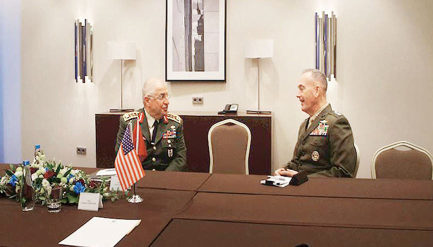 Güler, Dunford ile görüştü