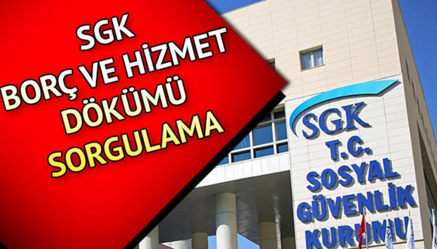 SGK hizmet dökümü nasıl alınır 4A, 4B ve 4C hizmet dökümü sorgulama