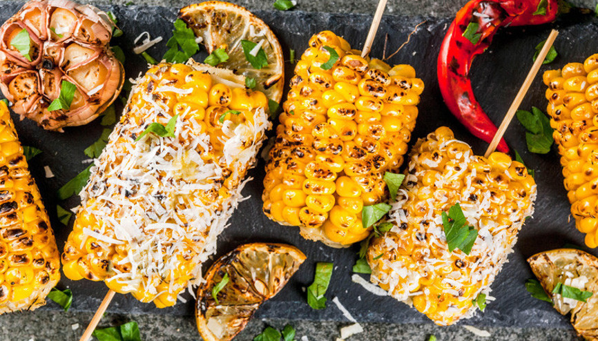 Parmesanlı Soslu Koçan Mısır