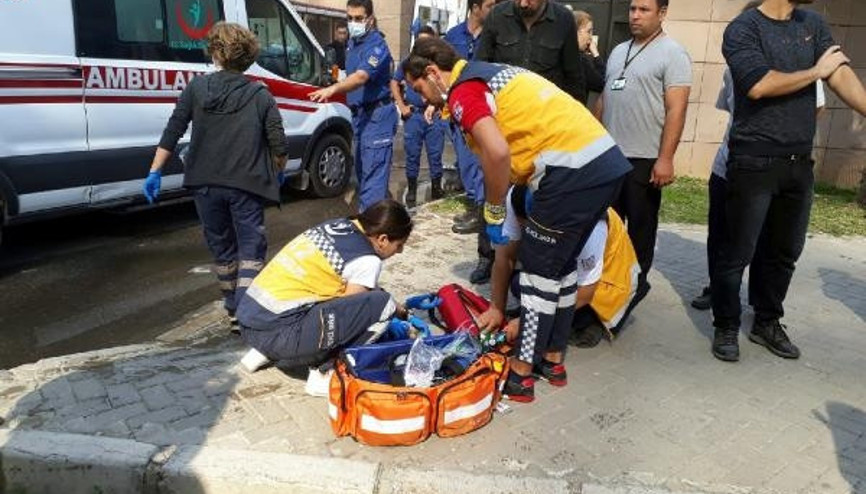 Adliyede gaz paniği