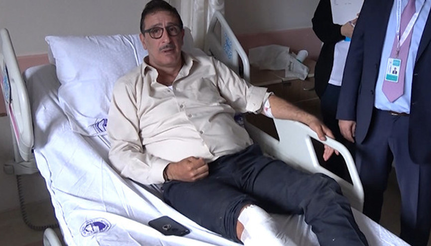 Sette düşen Cem Özerin ayağı kırıldı