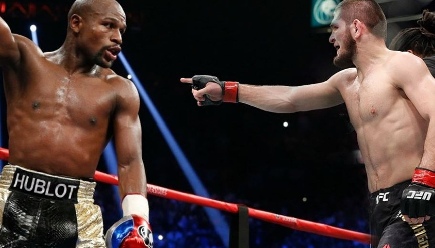 Khabib & Mayweather maçı için çılgın rakam Bir yumrukta...
