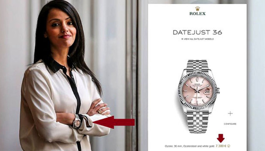 Rolex’li fotoğraf, başına dert oldu