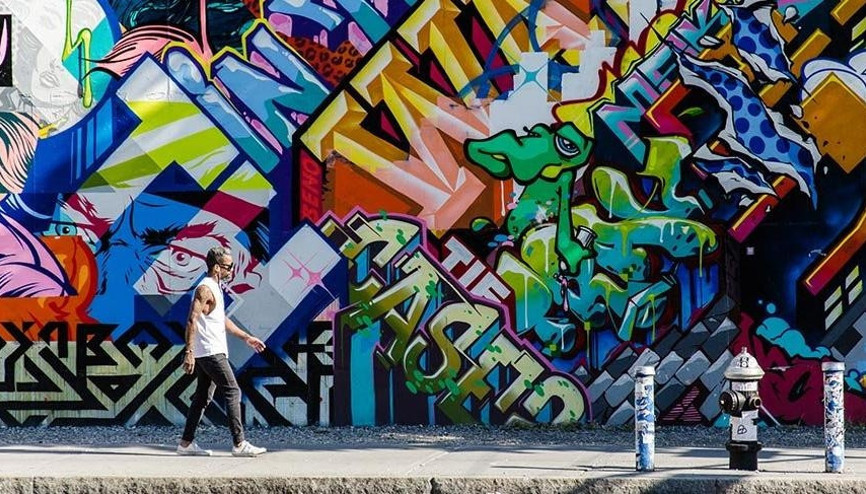 Çizgi romandan fırlamış hissi veren grafiti şehirleri
