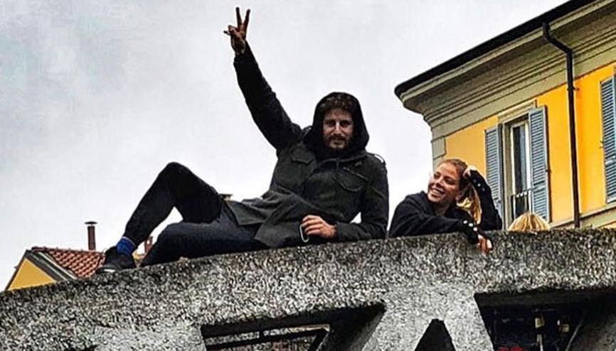 Esra Eron sevgilisiyle Milano’da