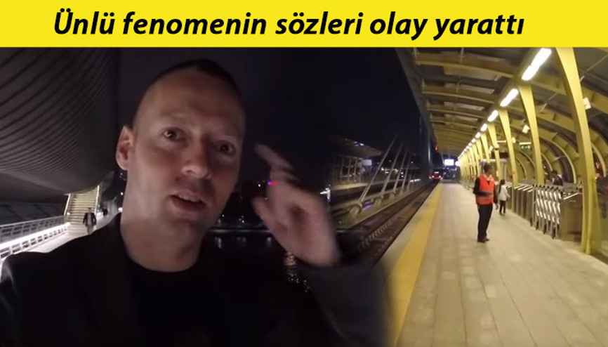 Norveçli fenomen İstanbul Metrosuna hayran kaldı
