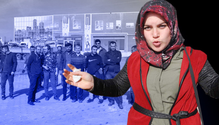 Mobilya fabrikasını boşaltıp kaçtılar