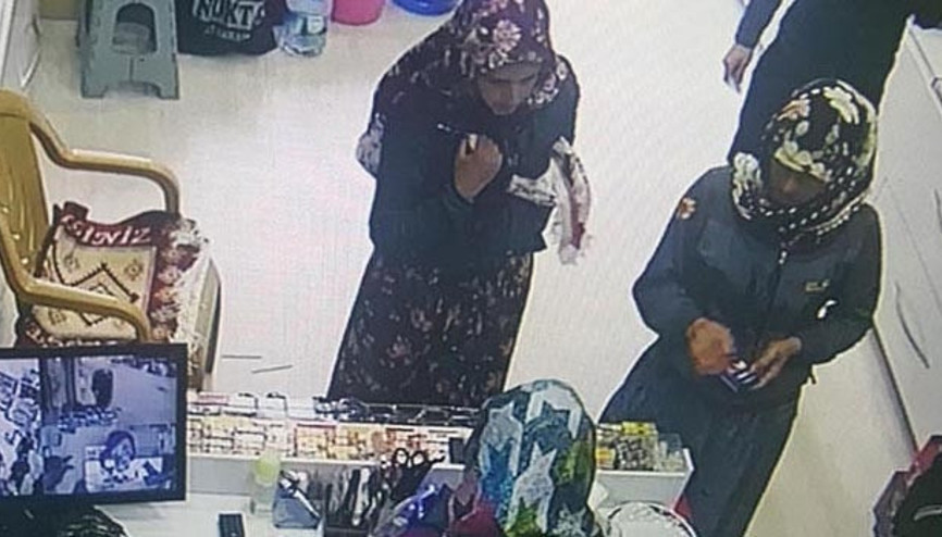 İş yerinden tırnakçılık yöntemiyle dolandırıcılık kamerada