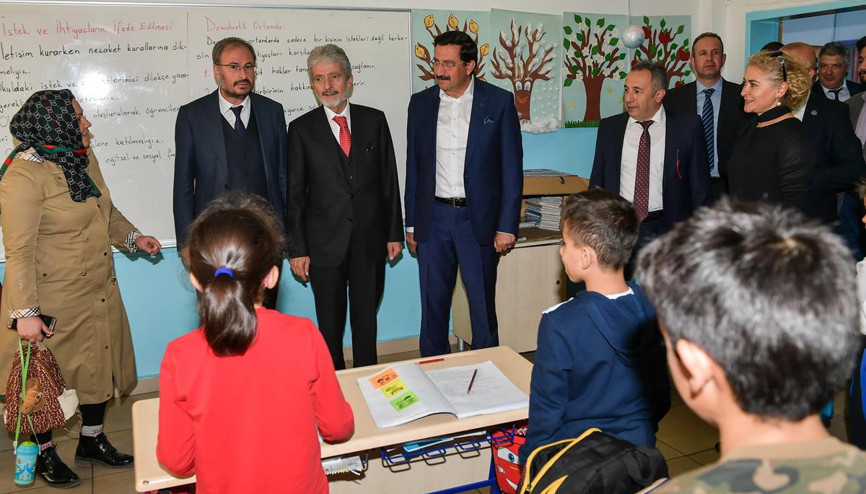 Başkanlar ziyarette