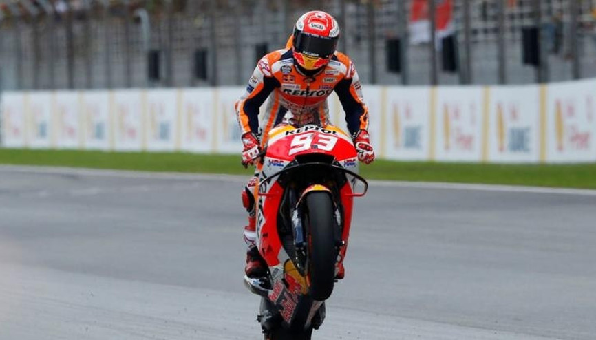 Malezyada kazanan Marquez