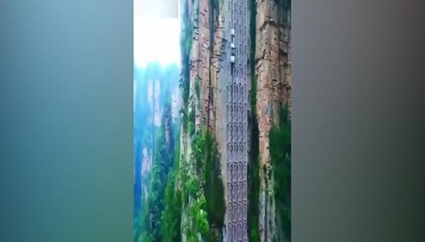 Çindeki ilginç asansör