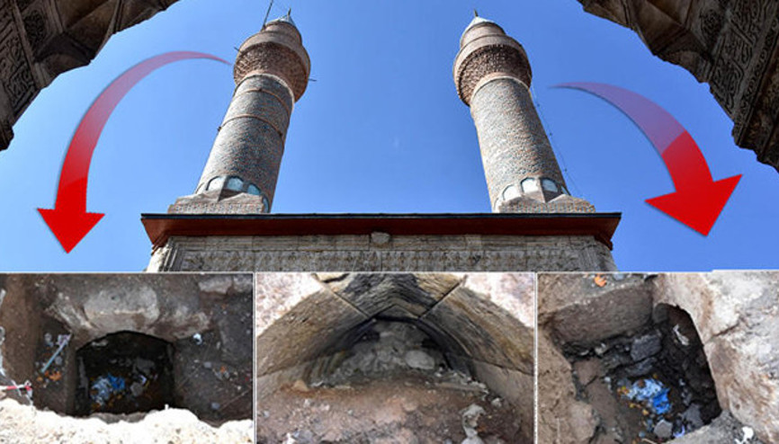 Tarihi medresenin altındaki gizli geçit değil, altyapı