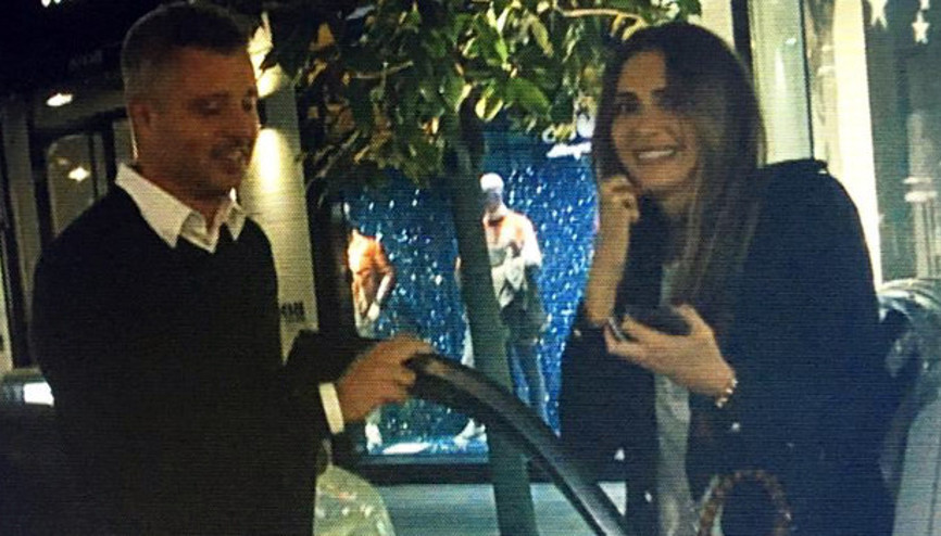 Emina Jahovic ve Sadettin Saran yemekte Artık gizlemiyorlar...