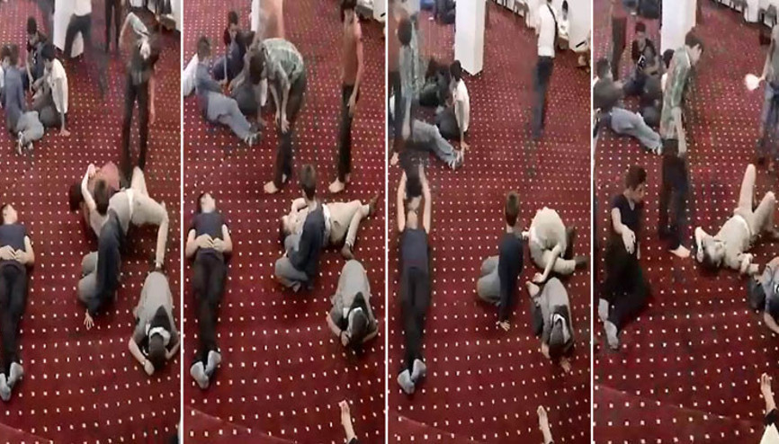 Arkadaş şakalaşması canından ediyordu