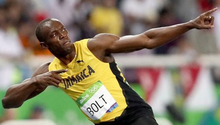 Ve efsane pes etti Usain Bolt...
