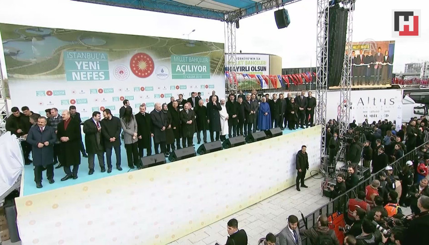 Millet Bahçeleri törenle açıldı