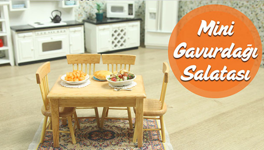 Mini Türk Mutfağı - Mini Gavurdağı Salatası
