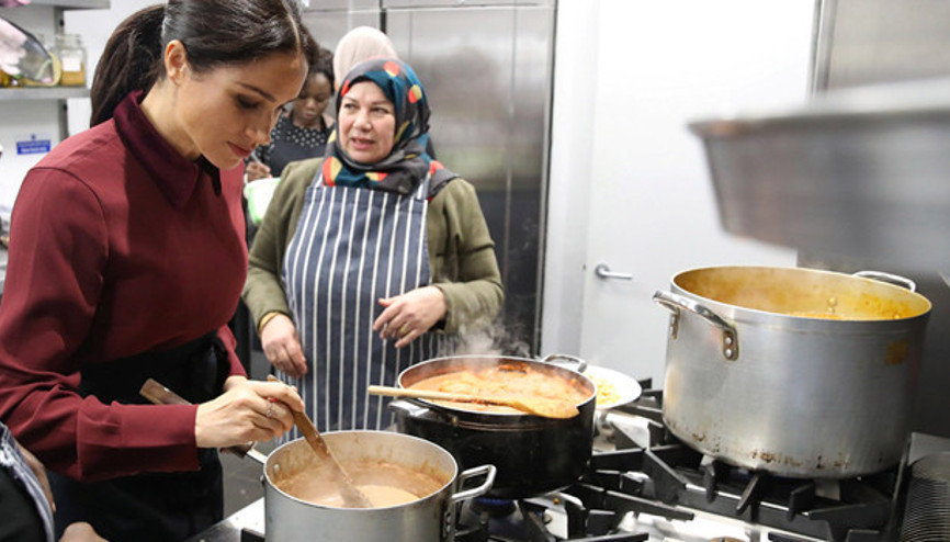 Düşes çorba kaynattı