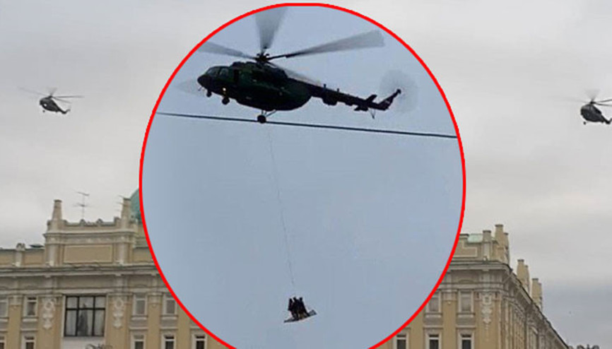 Rusya bu görüntüleri konuşuyor: Kremlin Sarayı üzerinde...