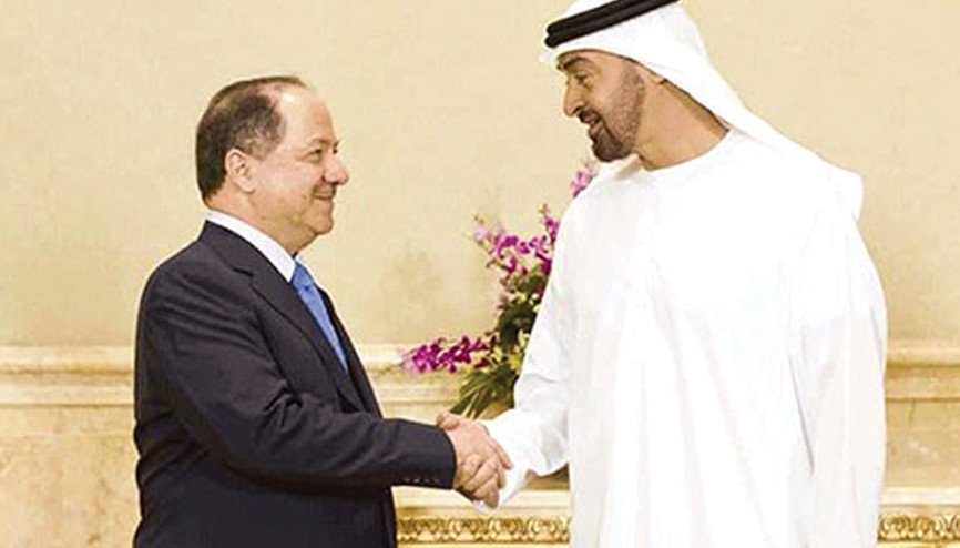 Barzani Bağdat’tan sonra Abu Dabi’de