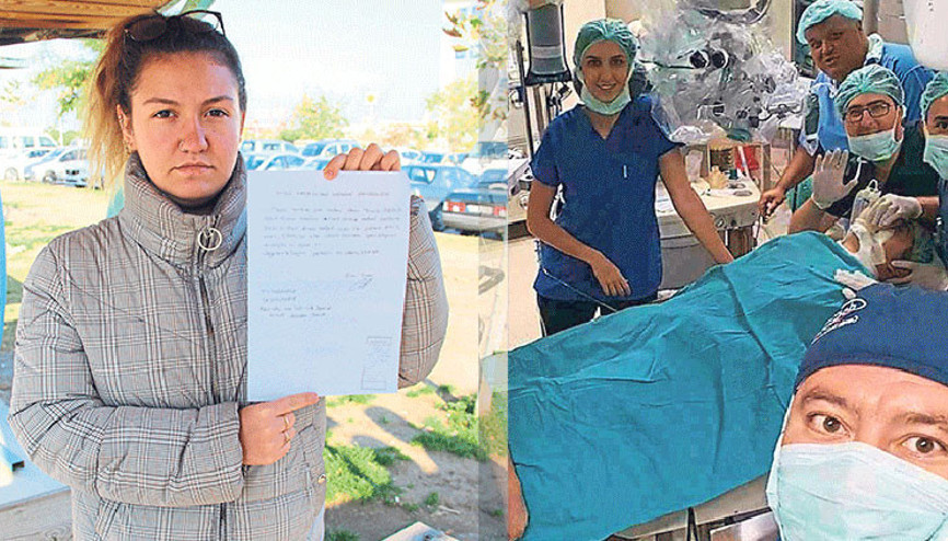 Doktora şok Paraları alır almaz içeri polisler girdi...