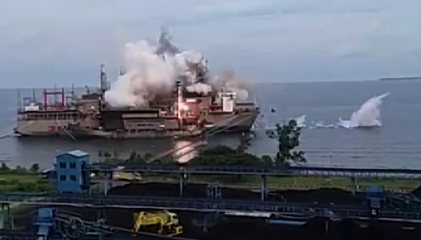 Türk şirketin enerji gemisinde patlama