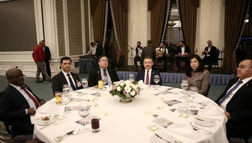 Oktaydan İSEDAK üyesi ülkelere onur yemeği