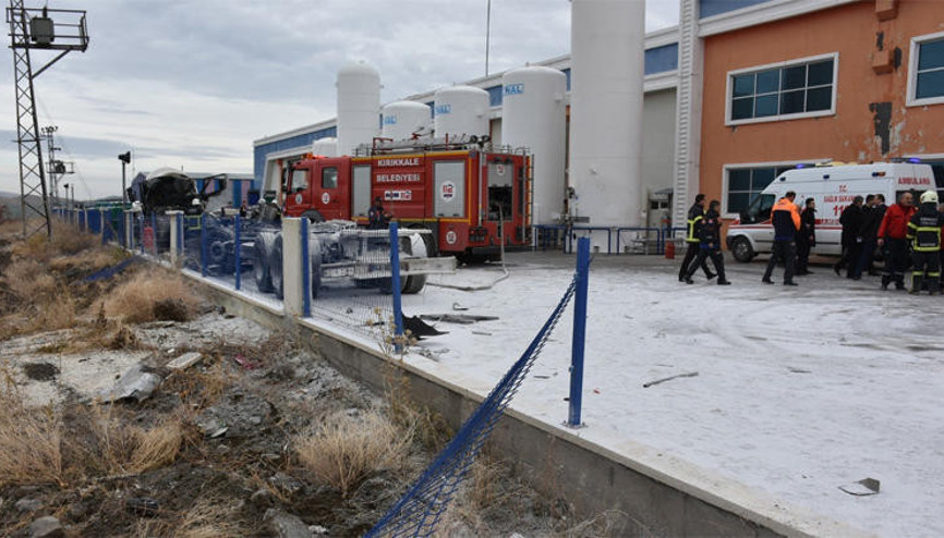 Kırıkkale Organize Sanayi Bölgesi’nde patlama