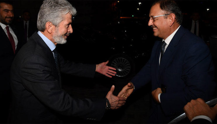 Ankara’da dikkat çeken ziyaret: Mehmet Özhaseki Mustafa Tuna’yı ziyaret etti
