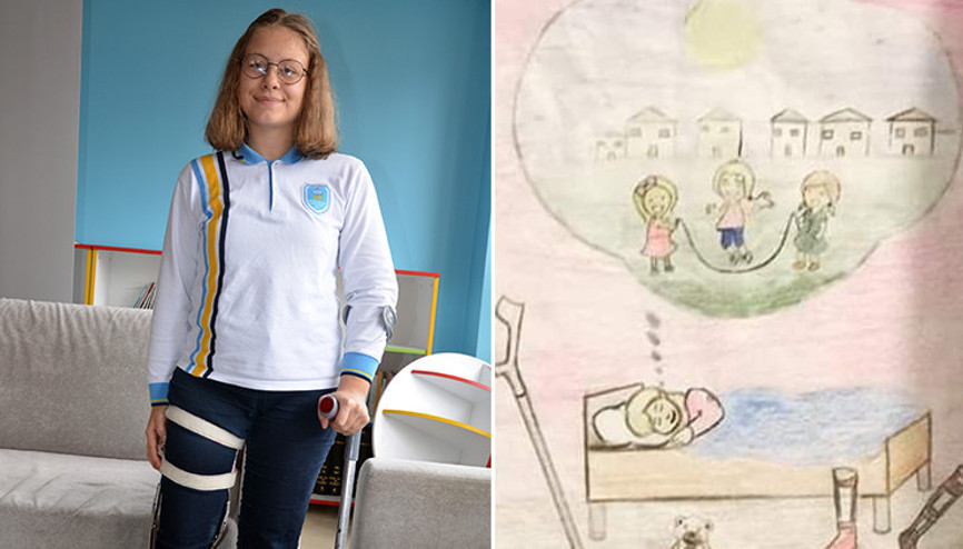 13 yıllık yaşamına 12 ameliyat sığdırdı