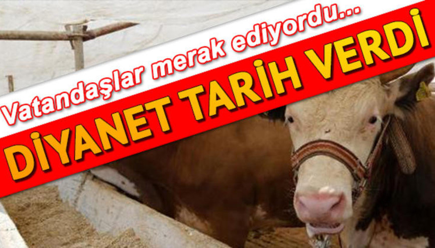 2019 Kurban Bayramı ne zaman İşte Kurban Bayramı tarihi