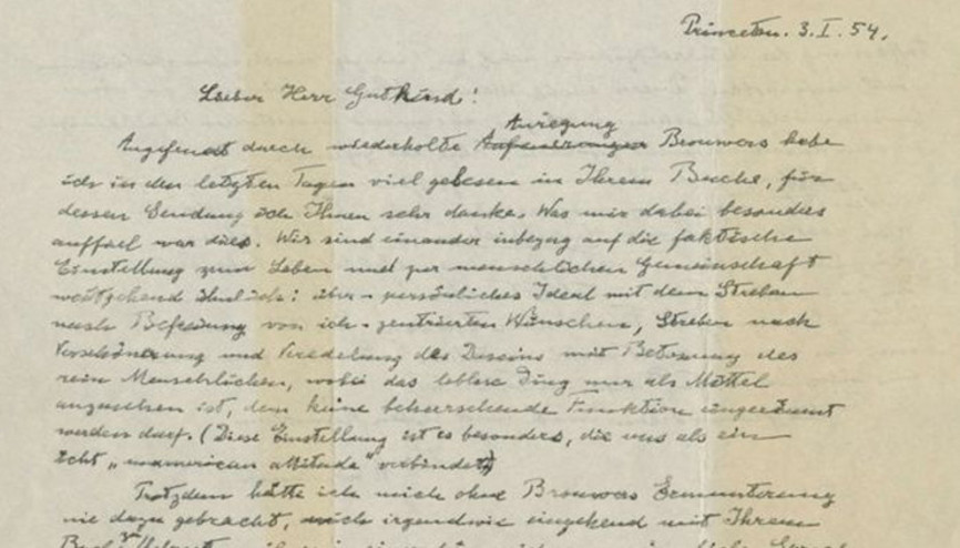 Albert Einsteinın Tanrı mektubu 2,9 milyon dolara alıcı buldu