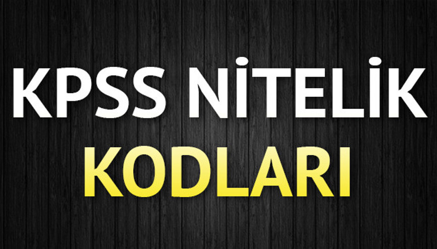 KPSS 7257 nitelik kodu nedir KPSS nitelik kodları