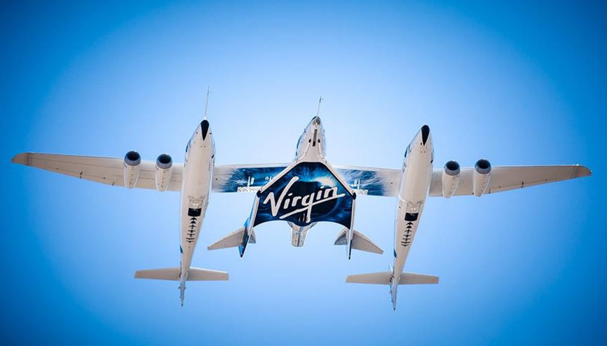 Virgin Galactic uzay turizm aracını test etti