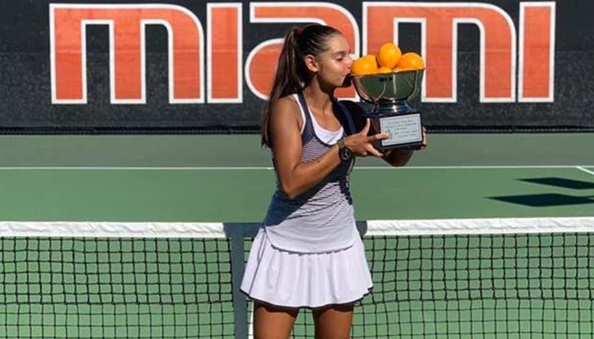 Melisa Ercan Orange Bowl’da şampiyon oldu