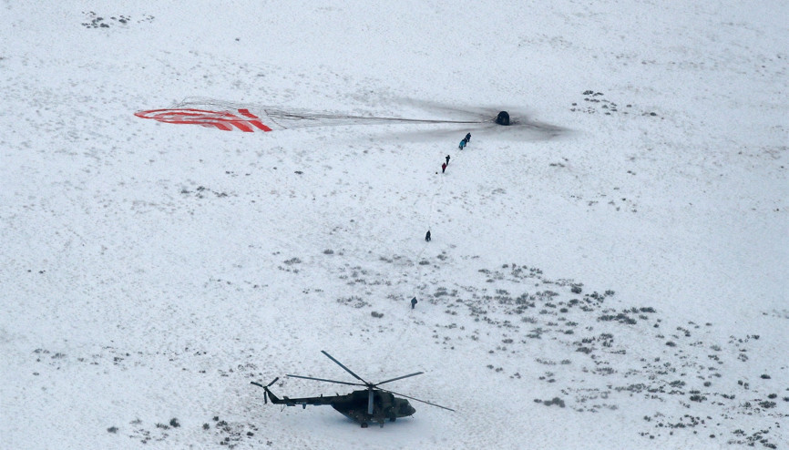 Soyuz MS 09 Dünyaya döndü