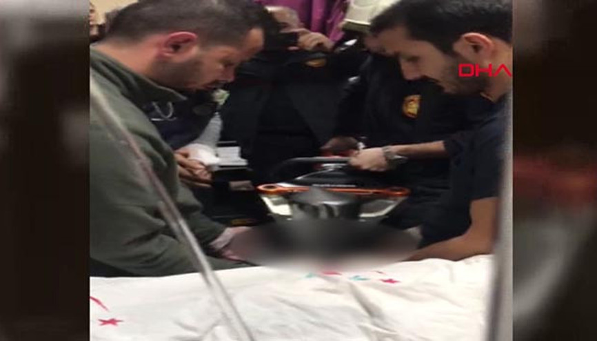 Hatay’da bir işçi elini pres makinesine kaptırdı