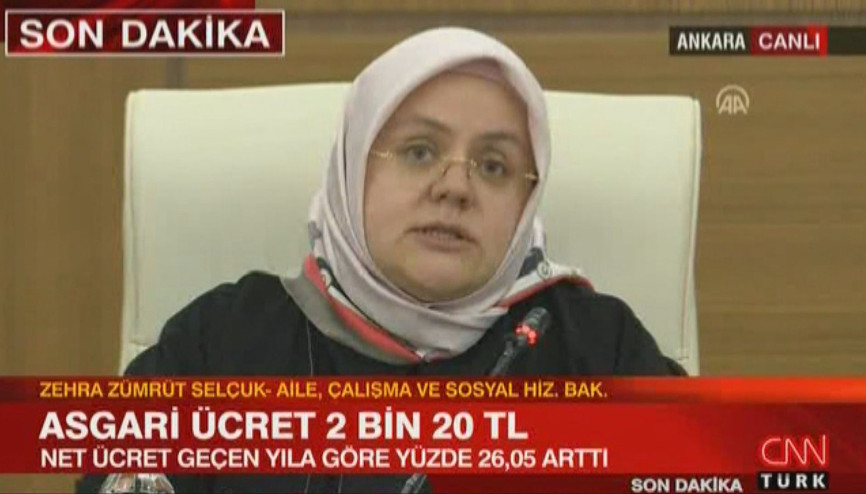 Asgari ücret belli oldu