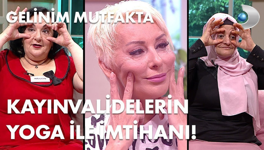 Kayınvalidelerin yüz yogası ile imtihanı