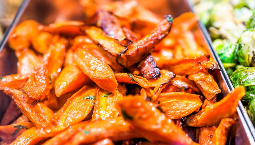 Fırında Balzamik Soslu Tatlı Patates