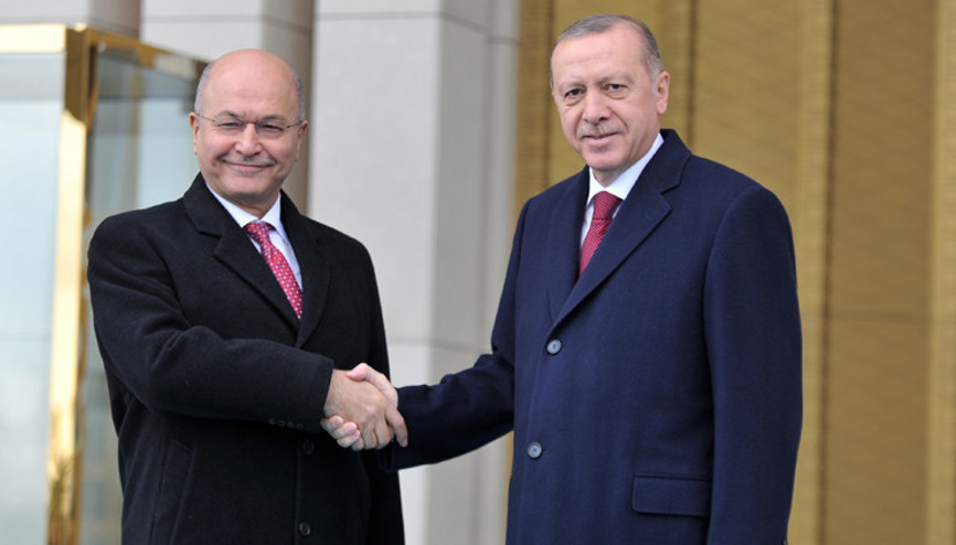 Son dakika... Irak Cumhurbaşkanı Salih Ankarada