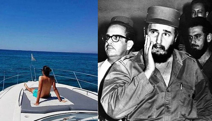 Fidel Castronun torunu şaşırtıyor