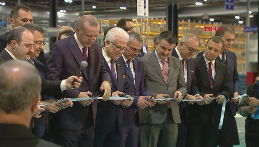 Cumhurbaşkanı Erdoğan, Manisada iki fabrika açtı