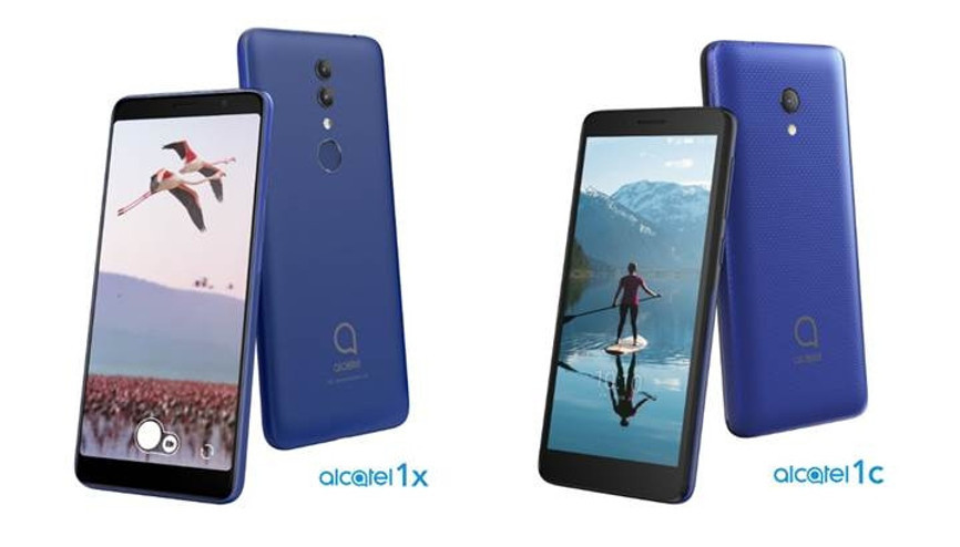 Giriş seviyesi telefon arayanlara: Alcatel 1X ve Alcatel 1C duyuruldu