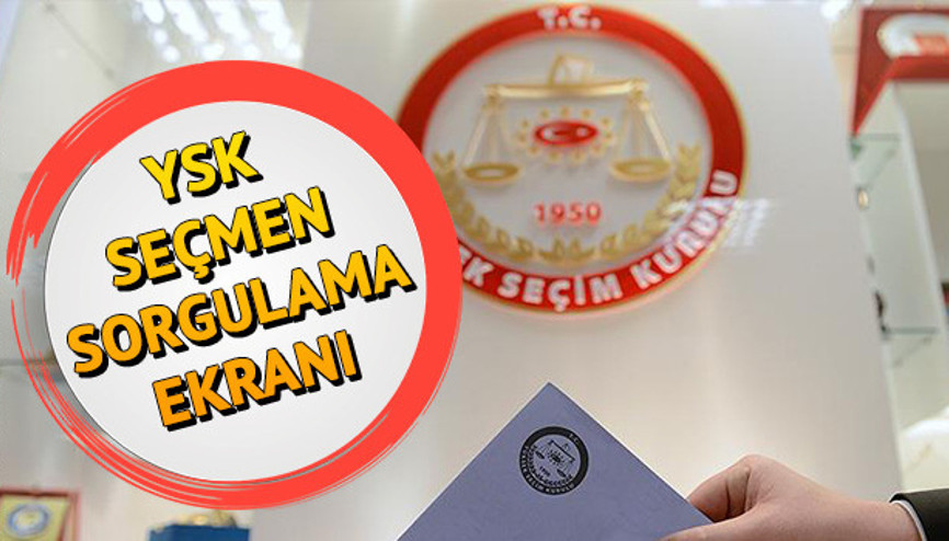 YSK seçmen kaydı sorgulama işlemi nasıl yapılır